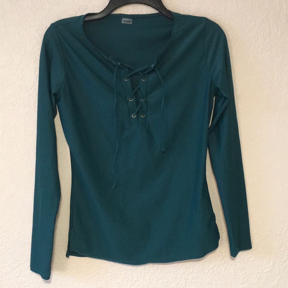 Teal rash guard